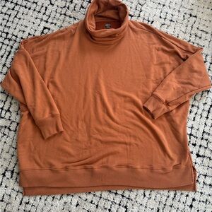 Mock neck sweatshirt